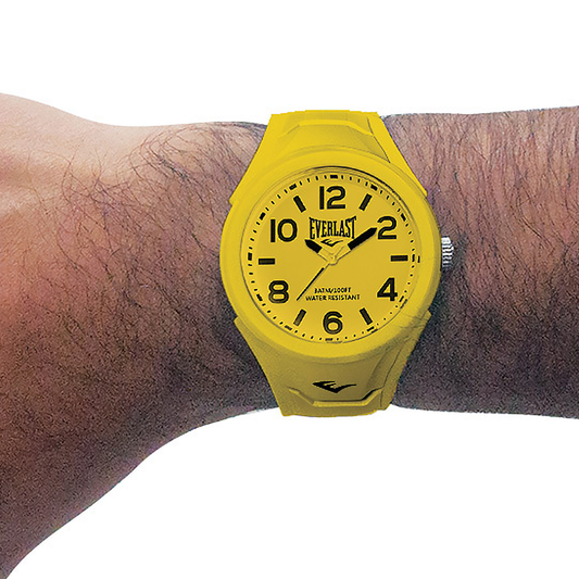 Relógio de Pulso Everlast Masculino Amarelo E706