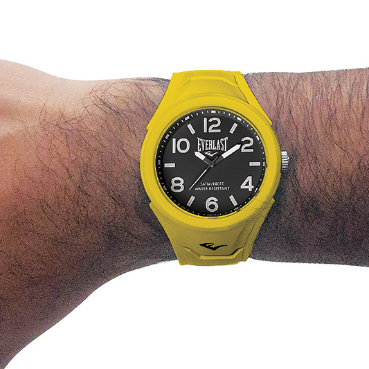 Relógio de Pulso Everlast Masculino Amarelo E710