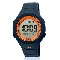 Relógio Masculino Everlast Digital Silicone Azul E711