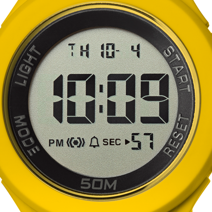 Relógio de Pulso Everlast Digital Unissex Amarelo E715