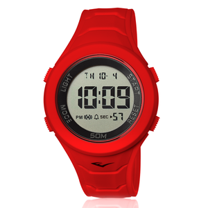 Relógio de Pulso Everlast Digital Unissex Vermelho E719