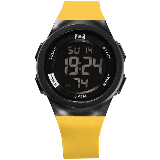 Relógio de Pulso Everlast Digital Unissex Amarelo E7397