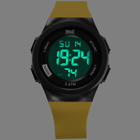 Relógio de Pulso Everlast Digital Unissex Amarelo E7397