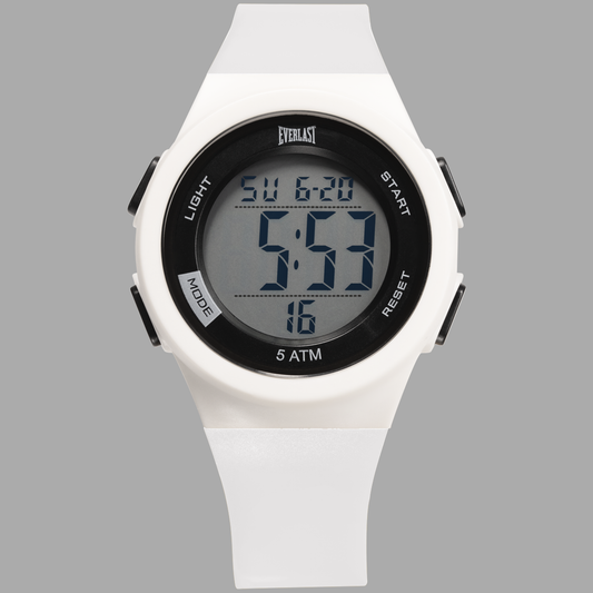Relógio Masculino Everlast Digital com Pulseira Branca E7374