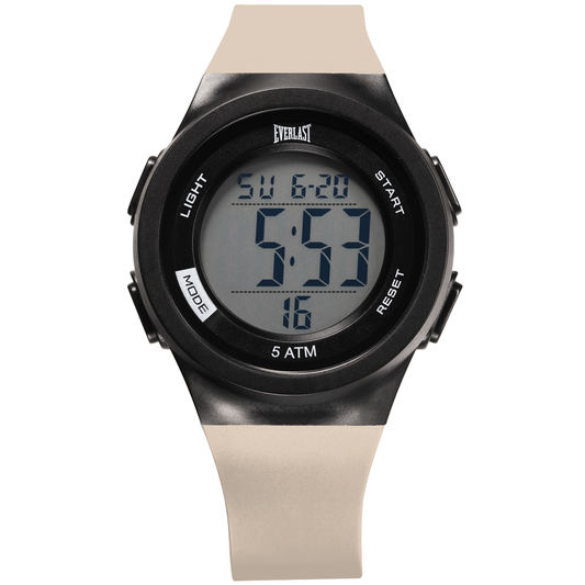 Relógio de Pulso Everlast Digital Unissex Rosa Nude E73812