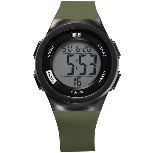 Relógio de Pulso Everlast Digital Unissex Verde E7382