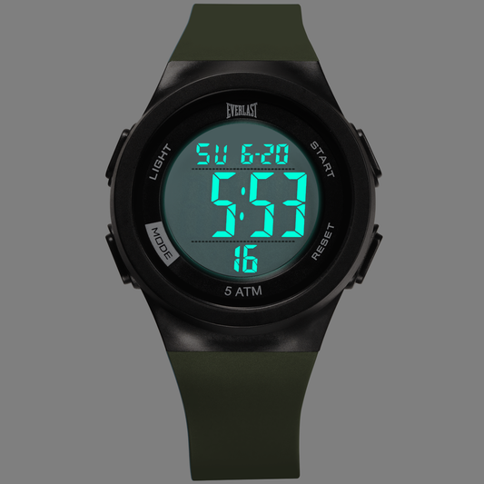 Relógio de Pulso Everlast Digital Unissex Verde E7382