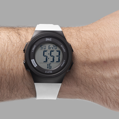Relógio de Pulso Everlast Digital Unissex Branco E7384