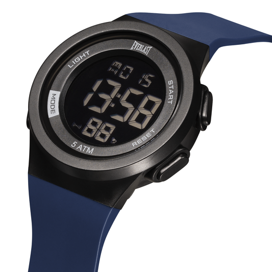 Relógio de Pulso Everlast Digital Unissex Azul Marinho E7393